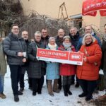 Winterlicher Nachmittag der Kreis-SPD in Waigolshausen mit Bratwurst, Plätzchen und Glühwein