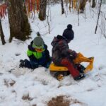 Winterzauber im BRK-Waldkindergarten Üchtelhausen sorgte für große Begeisterung