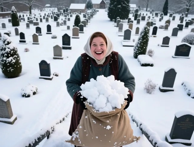 Die böse Frau Holle: Aufgrund des Schnees bleiben die städtischen Friedhöfe heute erneut geschlossen