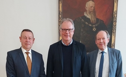 Polizeipräsident Detlef Tolle verabschiedet sich bei Schweinfurter Justiz