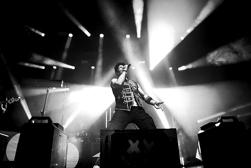 Alexander Eder und seine Band supporten Unheilig beim Konzert in der Brose Arena Bamberg