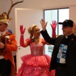 Prinzessin Stephanie und die Karnevalsgesellschaft Elferrat zu Gast im Bischofshaus