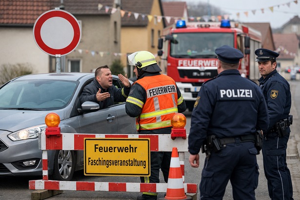 Verkehrsteilnehmer beleidigt in Wonfurt Feuerwehrleute – und deshalb ermittelt nun die Polizei Haßfurt