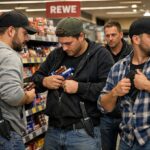 Rumänisch Einkaufen wird zum Diebstahl mit Waffen: Polizist in Freizeit schreitet ein und klärt einen Ladendiebstahl von Schokoriegeln auf