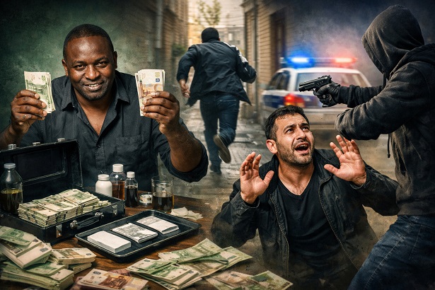 Kameruner wollte mit Hilfe einer speziellen Flüssigkeit Bargeld duplizieren – und zwei Männer fielen auch noch darauf rein…