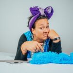 Ines Procter putzt Ende des Jahres auch außerhalb der Fastnacht in Franken in den Mainfrankensälen