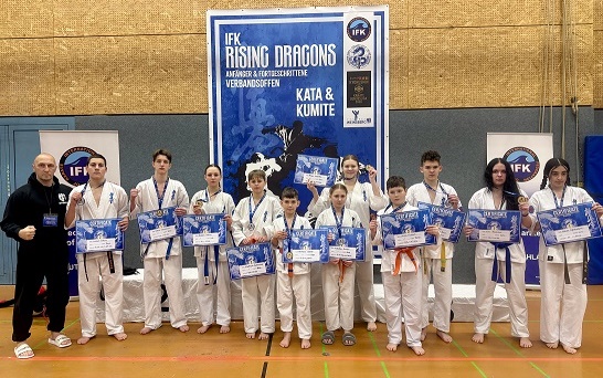 Sportliche Ausrufezeichen beim Rising Dragon 2026: Starker Jahresauftakt für das Videnin Dojo Team in Weinsberg