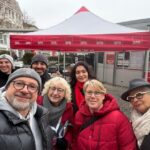 Haustürbesuche und Infostand des Schweinfurter Kandidatenteams von SPD/Volt zur Kommunalwahl