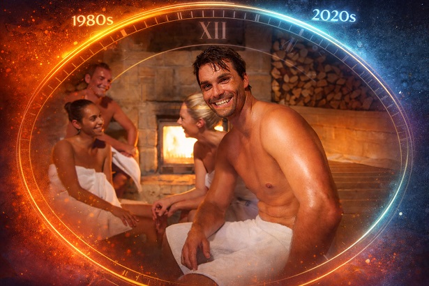 Von der Holzkammer zum Premium-Land mit Diplom „Zeitreise durch 40 Jahre Sauna-Kultur“