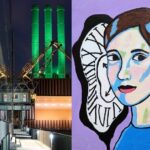 Lichtaktion, Ausstellung und Infostand machen auf Seltene Erkrankungen aufmerksam