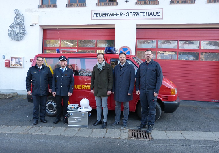 Bevölkerungsschutz: Landratsamt Schweinfurt beschafft neue mobile Sirenenanlage für die Feuerwehr Üchtelhausen