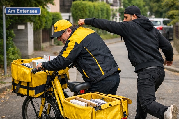 Unbekannter geht Briefträger an: Polizei Schweinfurt ermittelt und hofft auf Hinweise aus der Bevölkerung