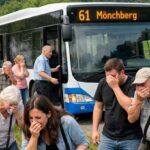 Unbekannte versprühen Reizstoff: Busfahrer handelt schnell, Polizei ermittelt und sucht Zeugen