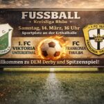 Untererthal erwartet Thulba, Viktoria gegen Frankonia: In der Kreisliga Rhön ist das Derby ein echtes Spitzenspiel