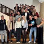 Tschechische und deutsche Schüler zu Besuch im Landratsamt Würzburg: Austauschprojekt fördert Begegnung und europäische Verständigung