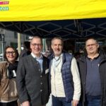 Der FDP-Landesvorsitzende Dr. Michael Ruoff zu Besuch in Schweinfurt zur Unterstützung von Kreisverband und Kandidaten