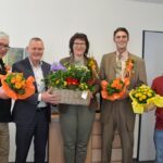 Ein Frühlingsgruß für die Stadtverwaltung: Delegation der Gärtner- und Floristenzunft besuchte Marktheidenfelds Ersten Bürgermeister Thomas Stamm