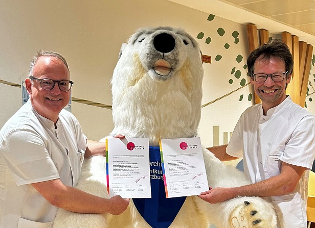 Zum siebten Mal in Folge ausgezeichnet: Erneutes Gütesiegel für Kinderklinik und Kinderchirurgie