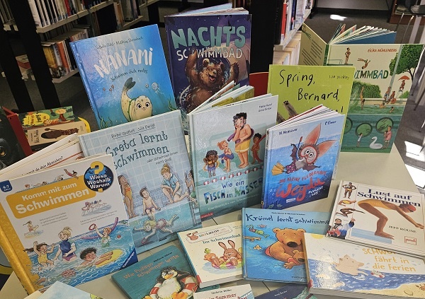 Malwettbewerb „Mein Traum-Freibad“: Stadtbibliothek Volkach veranstaltet Wettbewerb für Kinder