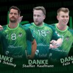 Steffen Kaufmann, Felix Karle und Dominik Schömig: Drei Leitwölfe beenden ihre Handballkarriere