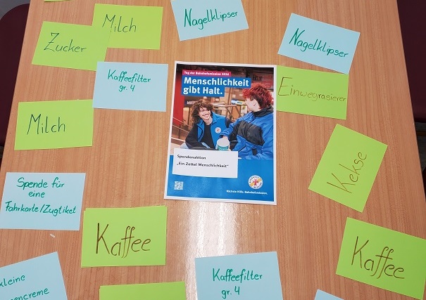 Tag der Bahnhofsmission Schweinfurt Ende April, Jubiläumsfest zum 100. Geburtstag im Mai