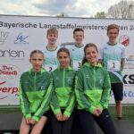 Bayerische Meisterschaften der Langstaffeln: Leichtathleten von FC 05 und DJK Schweinfurt sehr erfolgreich
