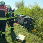 Der Fahrer war eingeschlossen: Elektro-Lastendreirad drohte in Volkach umzustürzen