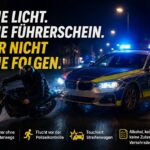 15-Jähriger mit seinem Krad entzieht sich der Verkehrskontrolle: Er stand unter Alkoholeinfluss, war ohne Licht, Führerschein und Versicherung unterwegs