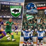 Schnüdel und Mighty Dogs auf kultigen Reisen: Der sportliche Highlight-Samstag für die Schweinfurter Eishockey- und Fußball-Fans