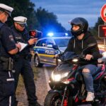 Polizei erwischt einen 27-Jährigen mit einem getunten E-Moped, das über 70 km/h anstatt 45 km/h fährt