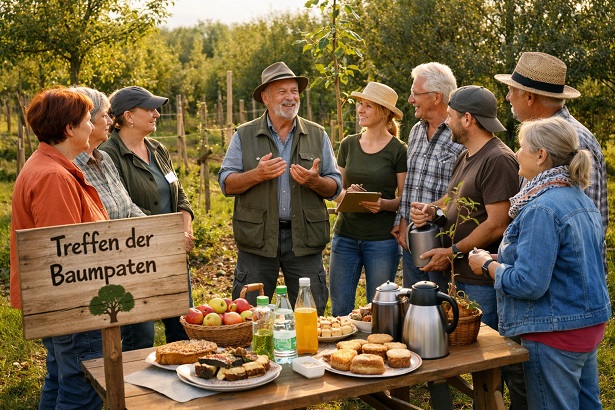 Arbeitsgruppe „Grün findet Stadt“ lud ein zum Treffen und Erfahrungsaustausch Schweinfurter Baumpaten