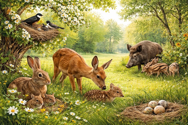 Rücksichtsvolles Verhalten schützt die heimische Tierwelt: Gemeinsamer Schutz von Wildtieren während der Brut- und Setzzeit