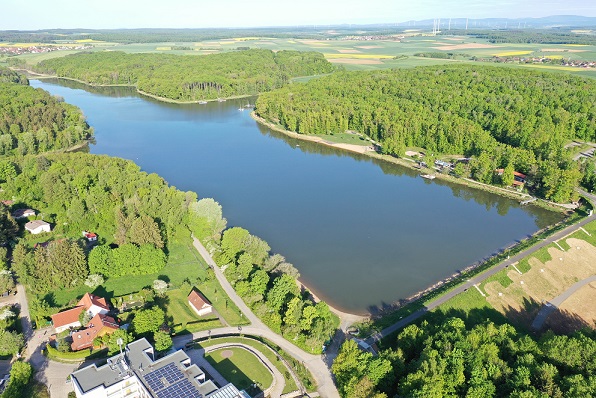 Nach viereinhalb Jahren Bauzeit: Der Ellertshäuser See befindet sich wieder im Regelbetrieb
