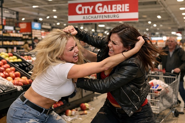 Streitigkeit eskaliert in körperlicher Auseinandersetzung, wobei zwei Frauen leicht verletzt werden