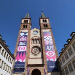 Mit dem Motto „Hab Mut, steh auf!“: Große Banner am Dom werben für den Katholikentag