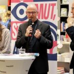 Bischof Dr. Franz Jung stellt Buch „Hab Mut, steh auf“ zum Katholikentag in der Buchhandlung Hugendubel vor