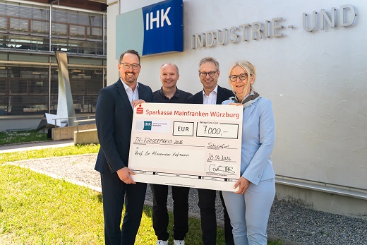 IHK überreicht TH-Förderpreis: Mainfränkische Wirtschaft unterstützt neue Sensortechnologien für den kleine und mittelständische Unternehmen