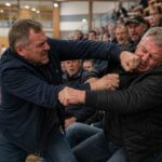Nach einer Auseinandersetzung auf der Zuschauertribüne der Volkacher Mainschleifenhalle ermittelt die nach Zeugen suchende Polizei ermittelt