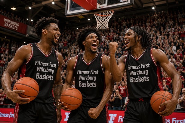 Playoffs, Baby!: Die Fitness First Würzburg Baskets sichern sich in Hamburg Platz fünf