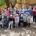 Kita-Kreativwettbewerb #BayernGemeinsamStark: Familienministerin Scharf überreicht Gewinnerscheck in Schwarzach am Main