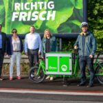 Der neue Radweg am Kaufland ist fertiggestellt und verbindet die Schweinfurter mit der Nürnberger Straße