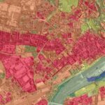Viel Rot bedeutet viel Hitze: Veröffentlichung des Klimaanpassungskonzepts und der Klimafunktionskarten der Stadt Schweinfurt