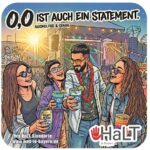 „Weniger ist besser!“Aktionswoche Alkohol in Stadt und Landkreis Schweinfurt mit drei verschiedenen Getränkedeckeln