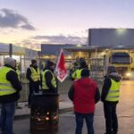 ver.di Handel Schweinfurt ruft seit heute morgen um 5:00 Uhr zum Streik im Edeka Lager Gochsheim auf