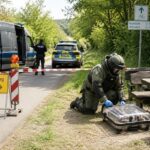 Nachdem ein verdächtiger Koffer mit vermeintlichen Zündschnüren neben dem Radweg gefunden wurde: Technische Sondergruppe rückt an und gibt Entwarnung