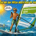 Alarmplan Main aufgrund der Hitze: Regierung von Unterfranken löst „Warnung“ aus