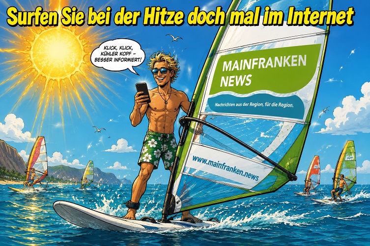 Alarmplan Main aufgrund der Hitze: Regierung von Unterfranken löst „Warnung“ aus
