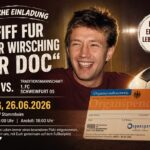 Allstars & Friends gegen die Traditionsmannschaft des 1. FC Schweinfurt 05: Das Erinnerungsspiel für „Doc“ Reiner Wirsching steht auch im Zeichen der Organspende