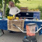 Erst treten, dann trinken: Bike-Mixer und Infostand zu Fairtrade bei der Droohdeseldour in Geroda