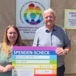 Spende statt Geschenken kommt Regenbogen zugute: Kurt Kröttinger spendete im Rahmen seines runden Geburtstages